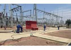 抗洪防汛战高温 科技助力护电网